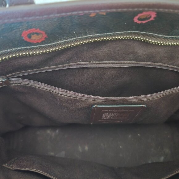 Coach Primrose Floral Print Logo Signature City Tote - Picture 5 of 6